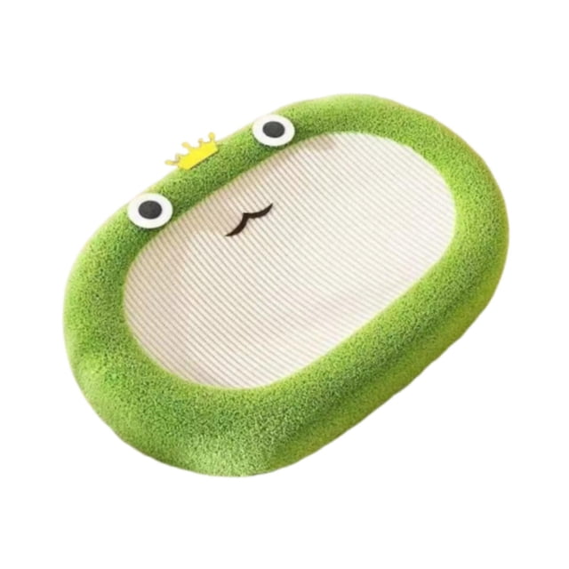 Rascador para gatos con diseño de rana, resistente y duradero para gatos de interior. Protector de muebles con dibujos animados para gatos.