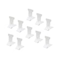 thumbnail image 1 of S SERENABLE 10 Pcs Séparateur d'Étagère Planches de Classification Support Arrière Blanc, 1 of 9