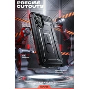 SUPCASE Unicorn Beetle Pro Case for Samsung Galaxy S22 Ultra 5G (2022 Release), [Extra Front Frame] Full-Body Dual Layer Rugged Belt-Clip & Kickstand Case with Built-in Screen Protector (Black)