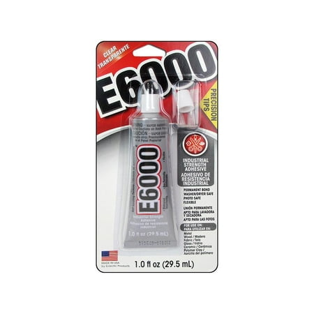 E6000 Precision Tips Card Glue, 1 Each