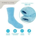 thumbnail image 4 of Market & Layne Adult Fuzzy Socks / Soft Cozy Crew Socks for Women - 5 Pairs, 4 of 5