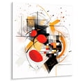 thumbnail image 2 of Designart "Abstract Symphony in Red and Black III" Abstract Shapes Metal Art Print, 2 of 5