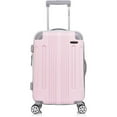 thumbnail image 4 of Rockland London Hardside Spinner Wheel Luggage, Carry-On 20-Inch and Tote 14-Inch, Mint, 4 of 7