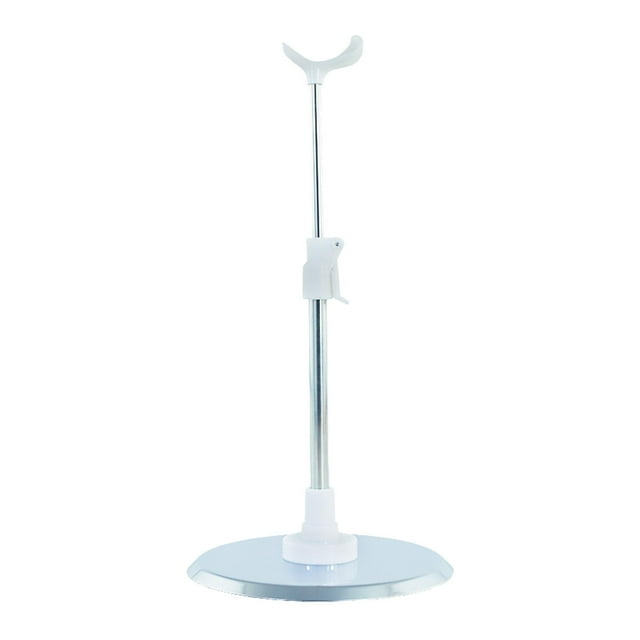 Milaget Support de Support de Poupée Universel Support Stable pour 36cm-48cm Marionnette Accessoire Blanc