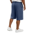 thumbnail image 3 of Trgacdwlo S-5XL Big and Tall Men Beach Shorts Elastic Waist Men's Shorts Casual with Pocket Mens Gym Shorts Sports Running Blue XL, 3 of 6