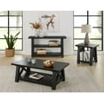 thumbnail image 2 of Martin Svensson Home Bolton 50 in. Solid Wood Coffee Table - Black Stain and Natural, 2 of 7