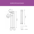 thumbnail image 3 of Grifo Monomando Brucke Negro Mate para Lavabo Línea Akashi – Acero Inoxidable de Alta Durabilidad, 3 of 10