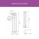thumbnail image 3 of Grifo Monomando Brucke Negro Mate para Lavabo Línea Akashi – Acero Inoxidable de Alta Durabilidad, 3 of 10