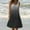 Black, variant on Idoravan Womens Sleeveless Dresses Womens Fashion Holiday Summer Gradient Print Sleeveless Party Beach Dress