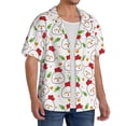 thumbnail image 2 of Kdxio Men's Hawaiian Shirt for Men Short Sleeve Shirt Chicken And Plant Summer Casual Holiday Beach Button Down T-Shirts, 2 of 5
