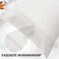 thumbnail image 4 of PiccoCasa 100% Cotton Body Pillowcase Envelope Closure 20"x 55" 1PCS Isabelline, 4 of 7