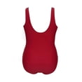 thumbnail image 2 of Traje de Baño Ocean Pacific para Mujer Completo con Textura, Escote Redondo, Tirante Ancho Rojo Talla CH, 2 of 4