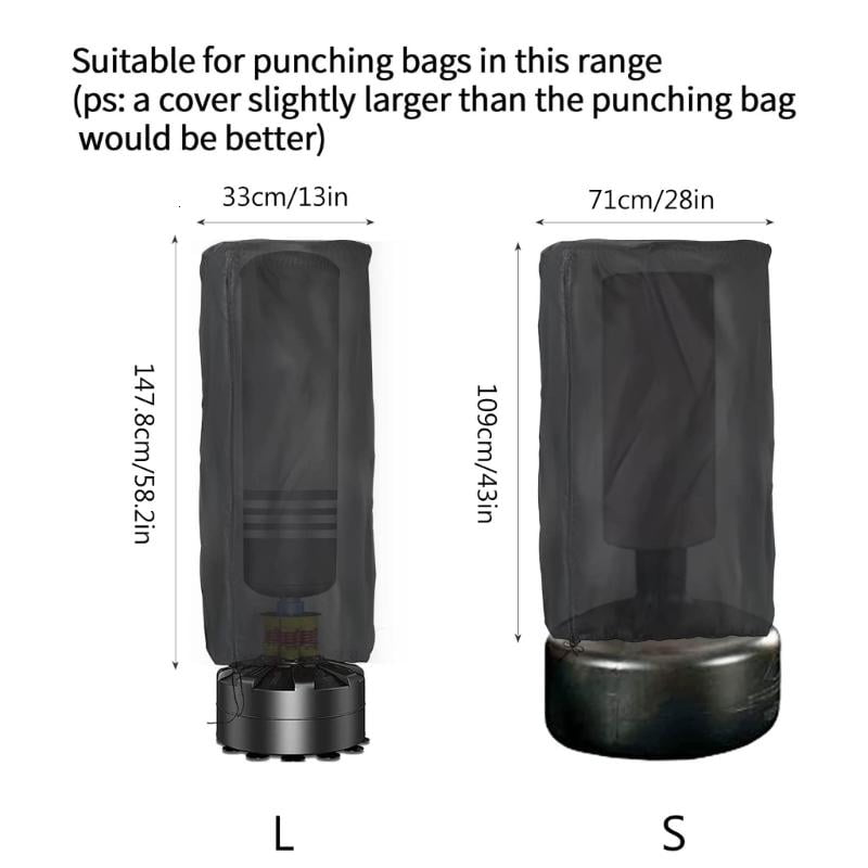 CEORPER Punching Bag Cover Boxing Bag Protective Cover for Freestanding Heavy Bag