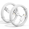 thumbnail image 1 of Cable para coche Apple CarPlay ANSEIP, paquete de 2, 1 m, Lightning a USB, 1 of 7