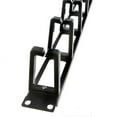thumbnail image 4 of 19 Inch 1u Rack Cabinets Cable Management Network Organizer Hollow Metal Base Five Ring Detachable, 4 of 5