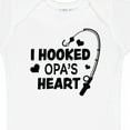 thumbnail image 4 of Inktastic I Hooked Opa's Heart with Fishing Rod Boys or Girls Baby Bodysuit, 4 of 5