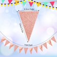 thumbnail image 4 of Banderines con purpurina y guirnalda para decoración de fiestas, 4 of 9