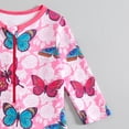 thumbnail image 5 of Ymyiu Toddler Swimsuit Girl Baby Girls Swimsuit Long Sleeve Swimwear Sun Protection Toddler One Piece Swimsuit Bathing Suits 5T 6T (Blue,5-6 Years), 5 of 8