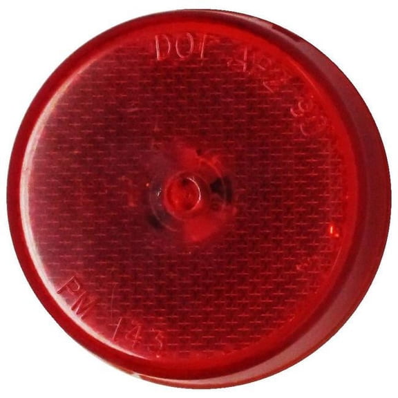 Peterson Manufacturing PEM173R 2.5 in. LED Clearance & Side Marker Light with Reflex, Red