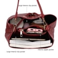 thumbnail image 6 of Callie Solid Bucket Handbag with matching Wallet by Mia K, 6 of 9