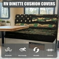 thumbnail image 4 of XYZCANDO Camouflage Flag RV Dinette Cushion Covers Washable Camper Decor Universal Bench Cushion Comfortable Furniture Covers for Sofa and Loveseat Soft Slipcovers for RV Camper Car Bench Green, 4 of 7