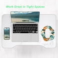 thumbnail image 4 of ERDS-Small Mouse Pad 6.5 x 7 Inch, Takes up Wrist and Mouse Space, Waterproof Compact Mini Mouse Mat for Laptop Computer Wireless Mouse Keyboard Home Office Travel,Flower, 4 of 4