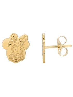 10KT Yellow Gold Minnie Mouse Earrings