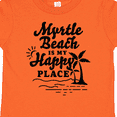 thumbnail image 4 of Inktastic Myrtle Beach is My Happy Place with Palm Trees Boys or Girls Toddler T-Shirt, 4 of 5