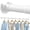 White, variant on Supforce 17-82in Stepless Adjustable Closet Rods for Hanging Clothes, 1.3in Diameter Heavy Duty Closet Hanging Rod, Matte Black