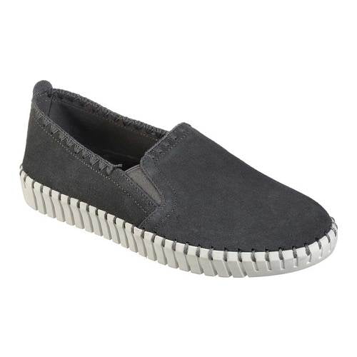 skechers women's suede slip ons