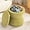 Green, variant on DHMAKER Round Ottoman with Storage, 360°Swivel Vanity Stool Chiar with Wooden Frame, Small Makeup Chair  Foot Stool with Thick Padded for Living Room, Bedroom, Entryway