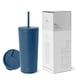 thumbnail image 1 of Vaso aislante moderno, sencillo, con tapa y pajita, 500 ml, 1 of 6