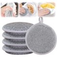 thumbnail image 1 of New Wet and Dry Double Layer Wire Dishwashing, Multipurpose Wire Dishwashing Rags,for Wet and Dry, Reusable Scourer Cleaning Rags for Kitchen Household Pan (5), 1 of 1