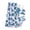 Blue, variant on PEASKJP Girls Swimsuit Girl Bikini Set 3 Piece Swimwear Tankini Bathing Suit Floral Summer Beach Wear Blue Size 7-8 Years