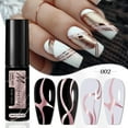 thumbnail image 4 of Metallic Painting Nail Gel Liner Polish, Painted Gel Nail Polish, 3D Metal Chrome Mirror Drawing Nail Gel Polish, Build in Thin Brush Glossy Soak Off UV/LED DIY Nail Art Manicure Vanish, 4 of 8