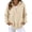 Beige(Womens Sweatshirts), variant on GUACER Long Sleeve Sweatshirts for Women Stand Collar Trendy Sport Loose Pullover Tops with Pockets