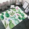 thumbnail image 3 of Cactus Plants1 Shaggy Area Rug, Rugs for Living Room Bedroom Non Slip Door Mat Indoor Carpet Machine Washable Nursery Home Decor Floor Mats for Entryway 60x39in-#, 3 of 5