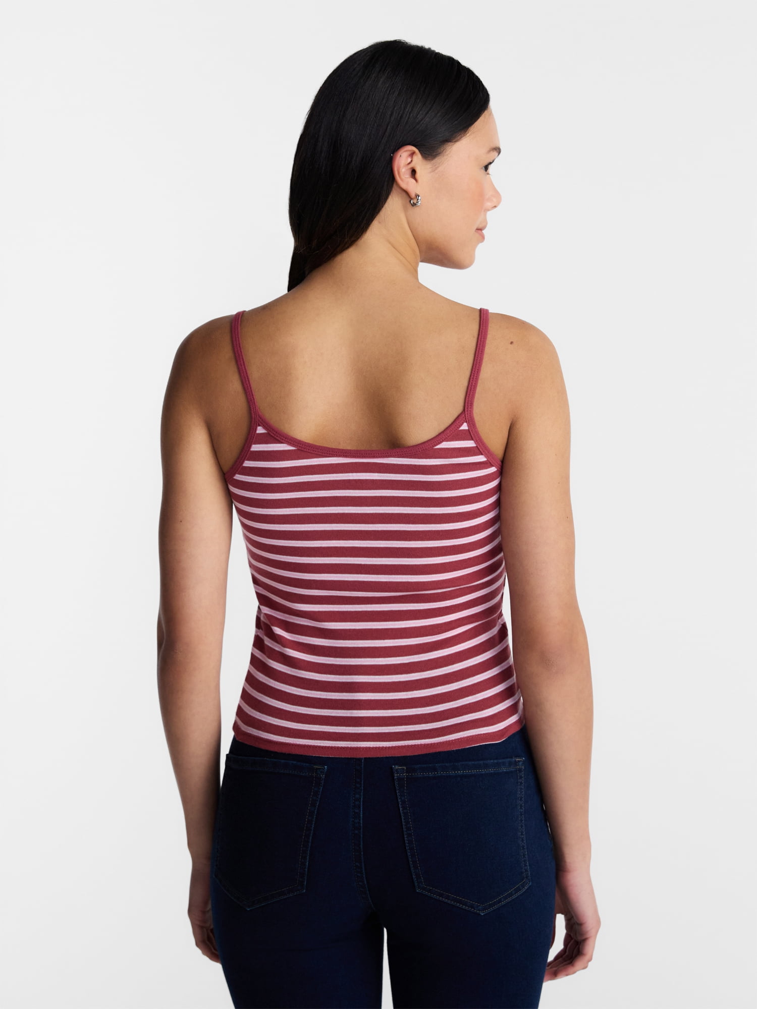No Boundaries Scoop Neck Cami Top, Women's XXS-XXL