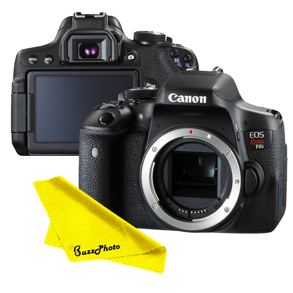 Canon EOS Rebel T6i DSLR Camera (Body Only) with FREE BuzzPhoto