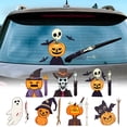 thumbnail image 3 of Decals for Cars,Halloween Window Stickers,Window Decal Halloween Wiper Decal Removable Car Style Rear Windshield Wiper Decal Decoration Holiday Funny,Car Window Decals,Halloween Decorations for Car, 3 of 8