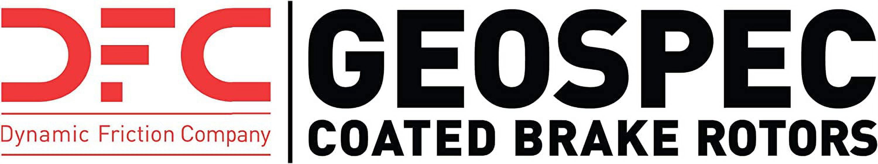 Rear Dynamic Friction Company GEOSPEC Coated Brake Rotor 604-54051 (1) For 2002-2004 Ford Focus
