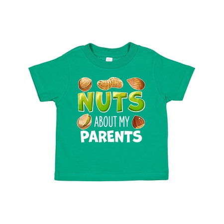 

Inktastic Nuts About My Parents Peanut Almond Pistachio Boys or Girls Toddler T-Shirt