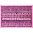thumbnail image 1 of Ahgly Company Indoor Rectangle Abstract Pink Modern Area Rugs, 7' x 10', 1 of 4