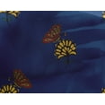 thumbnail image 4 of oneOone Georgette Viscose Fabric Floral & Block Printed Fabric 1 Yard 42 Inch Wide, 4 of 4