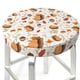 thumbnail image 3 of Balery Squirrel Fundas de asiento para taburete de bar redondo de tela de terciopelo ajustables que protegen de arañazos y manchas para sillas de 14 a 17 pulgadas.-14 inch, 3 of 7