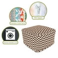 thumbnail image 6 of Majestic Home Goods Chocolate Zig Zag Ottoman, Large, 6 of 6
