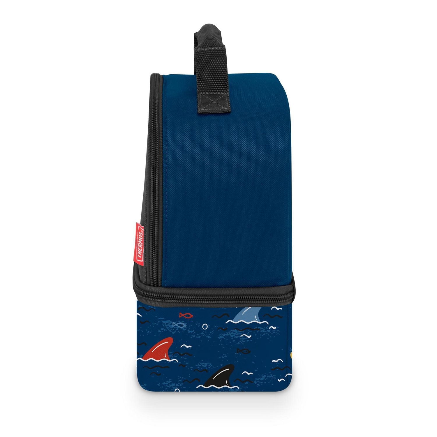Thermos Dual Compartment Lunch Bag with Liner, Sharks