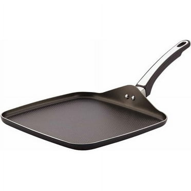 Farberware 11-Inch High Performance Nonstick Aluminum Square Griddle, Black
