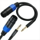 thumbnail image 4 of Cable de Altavoz Speakon Macho de 1/4 Pulgada A Hembra. Adaptador de Speakon A Mono de 6,35 mm. Adaptador de Enchufe de Altavoz de 1/4 Pulgada A Conector Twist Lock., 4 of 5