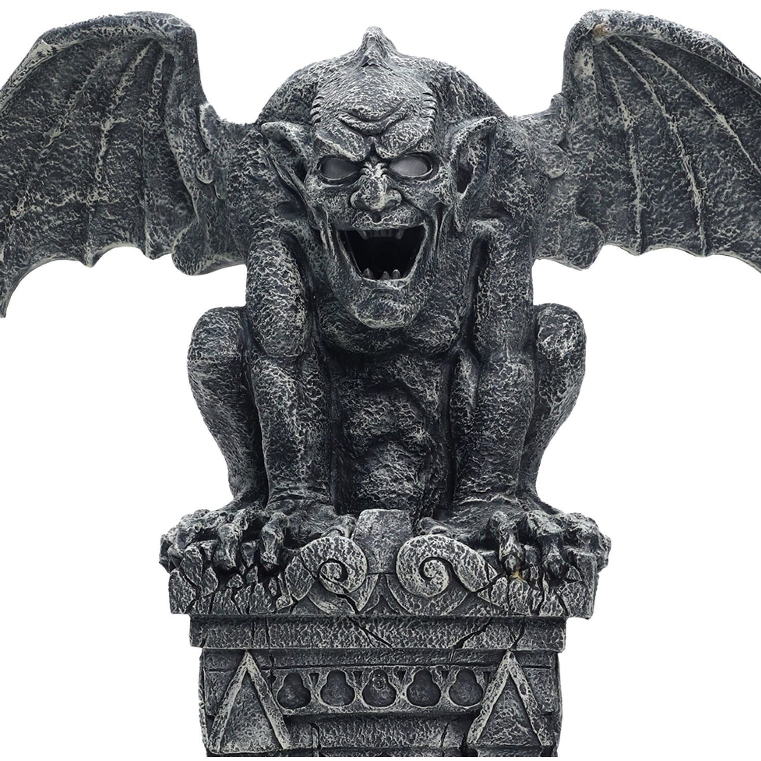 Haunted Hill Farm 3.2 ft Motion-Activated Gargoyle, Premium